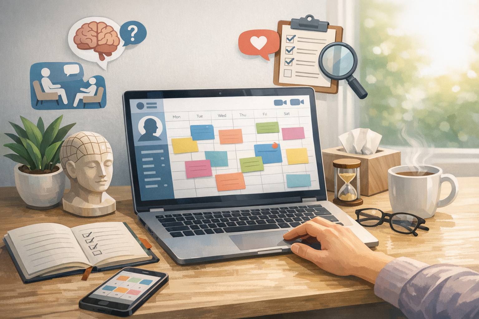 Agenda online para psicólogos: qué aspectos considerar antes de elegir